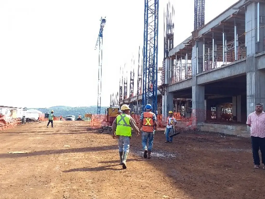 Supervisión en obra del Nuevo Hospital ISSSTE Aquiles Serdán, Tepic